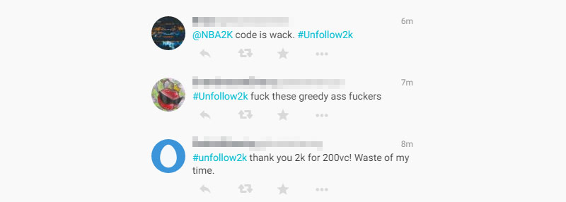 Unhappy customers.